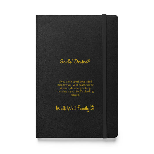 Hardcover bound notebook