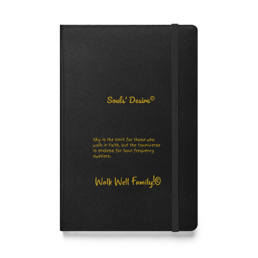 Hardcover bound notebook