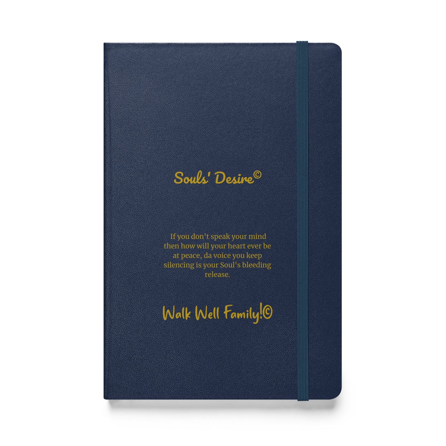 Hardcover bound notebook